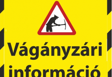 Vágányzári információ Vágányzári információ